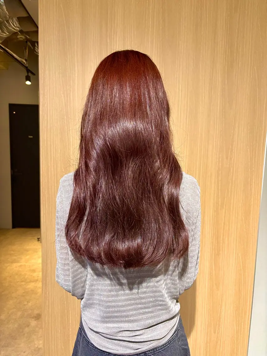 カラー ヘアカラー 竹林 詩織のヘアスタイル