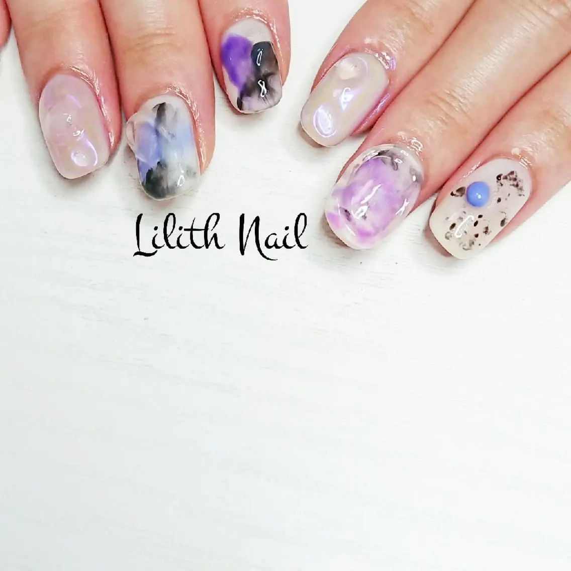 ネイル ニュアンスネイル ハンドネイル Lilith Nailのネイルデザイン
