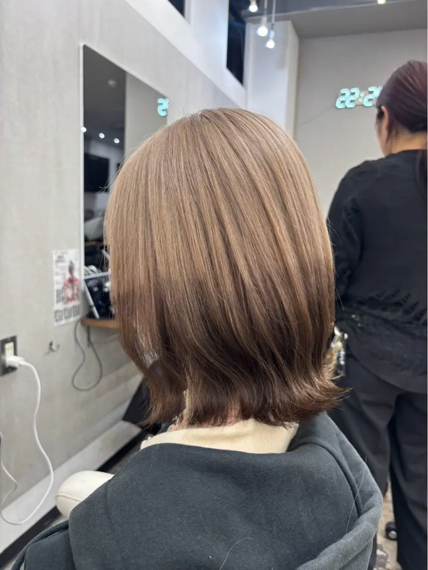 ショート ヘアカラー トリートメント 山田 ひよりのヘアスタイル
