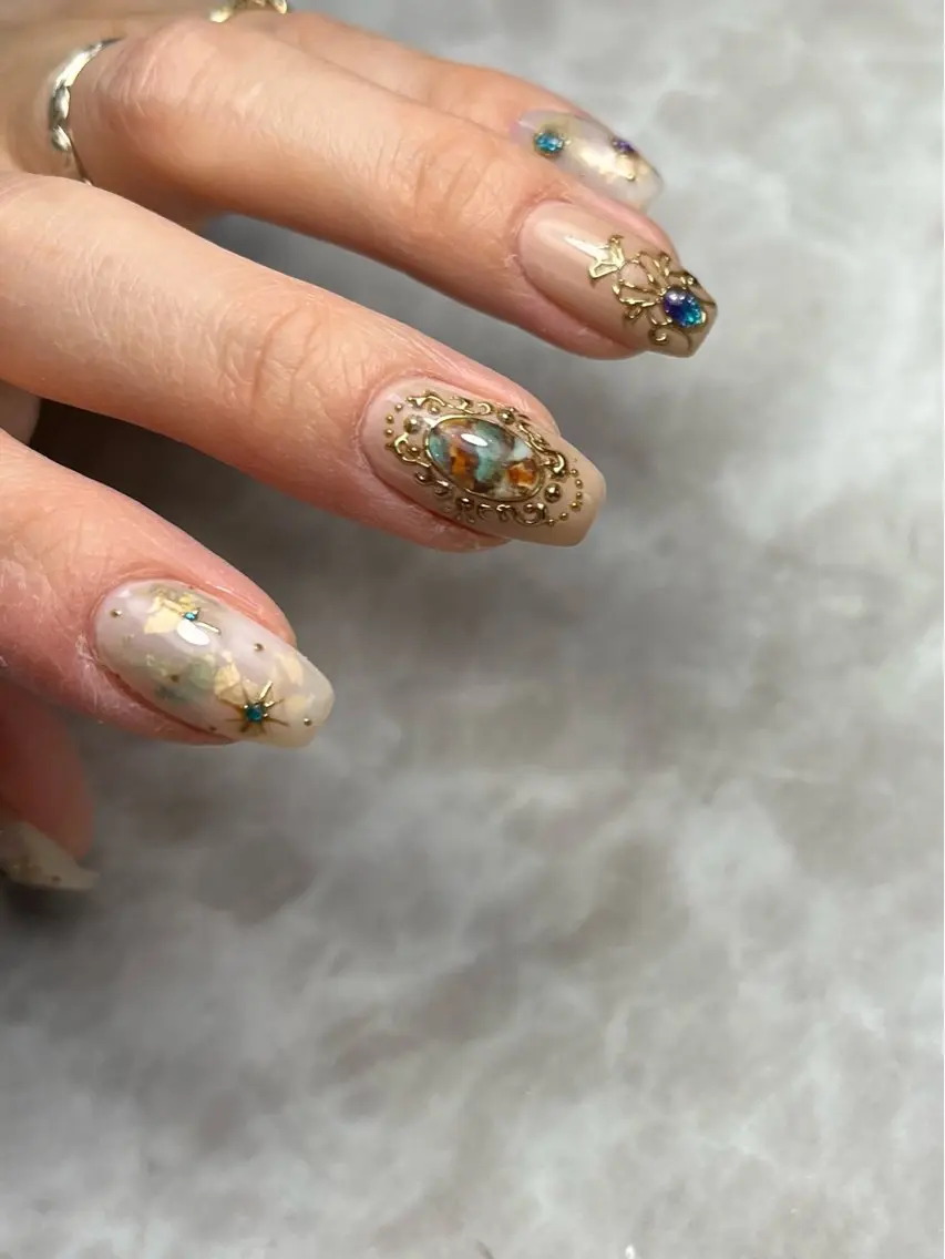 ネイル ハンドネイル Nailsalon E's cafeのネイルデザイン