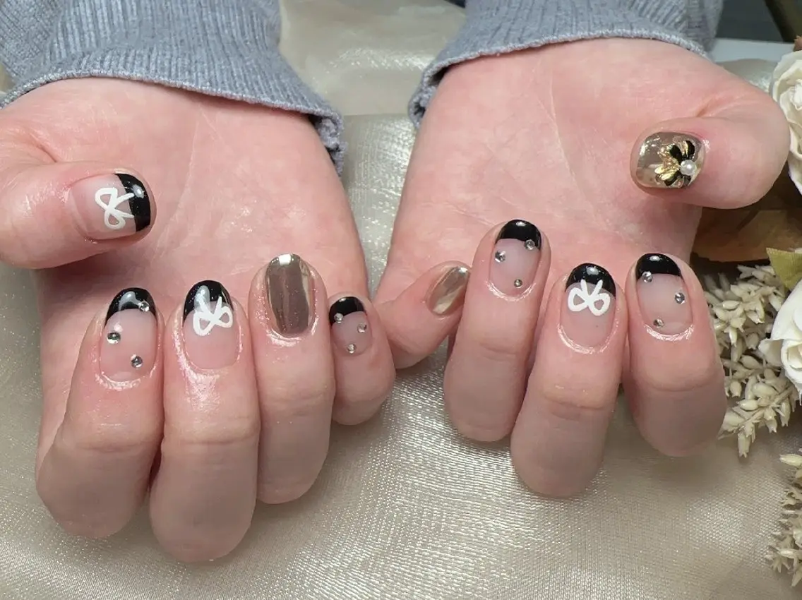 ネイル 持ち込み シンプルネイル ハンドネイル UM Nail Salonのネイルデザイン