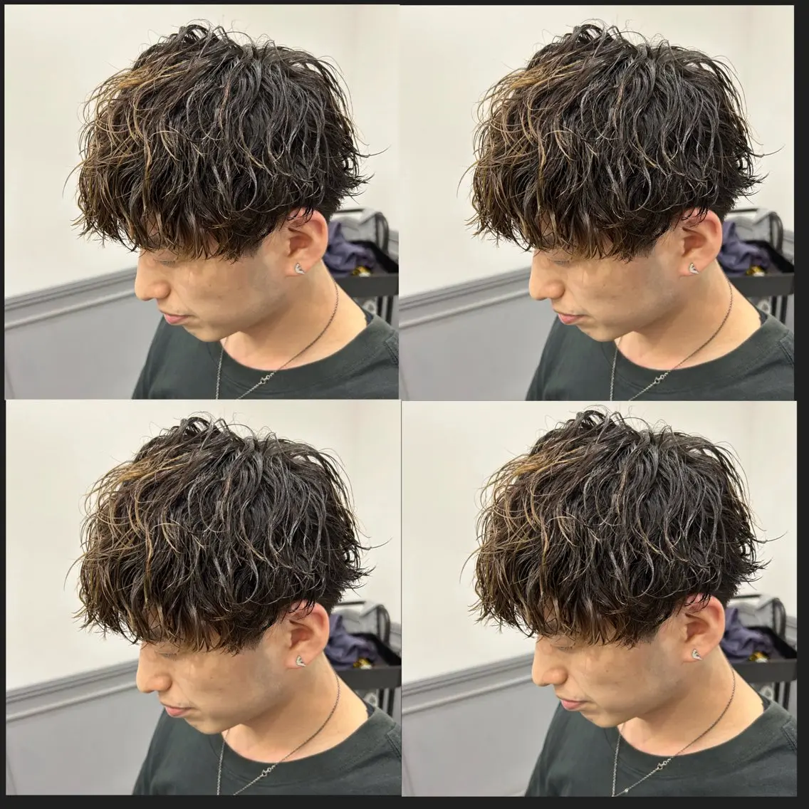 ショート 🔥メンズパーマ 特化 渡辺一翔のヘアスタイル