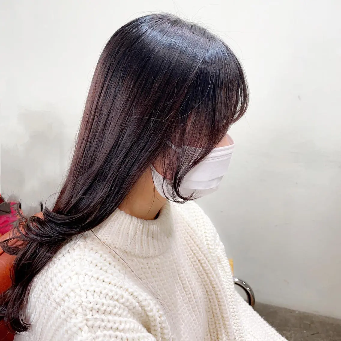 ロング カラー ヘアアレンジ 韓国風ヘア 小顔カット 🕊miki モテ髪🫧のヘアスタイル