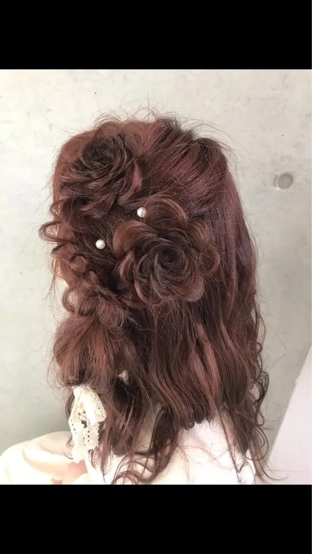 ヘアアレンジの写真