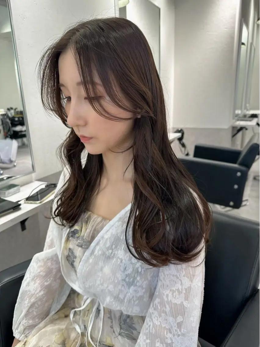 ロング カット ヘアカラー Hina‪🔆‬ CIERA南船場のヘアスタイル