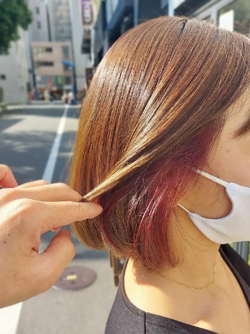 【インナーポイントカラー🎵】+イルミナフルカラー+カットの写真