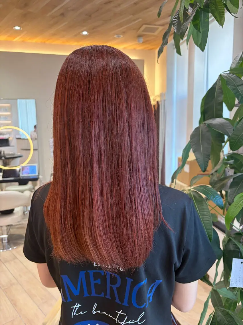 カラー ヘアカラー 田村 瑠菜のヘアスタイル