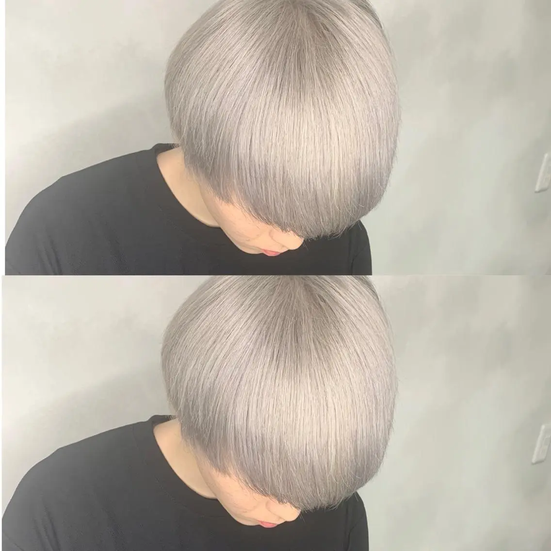 カラー タニ ユウのヘアスタイル