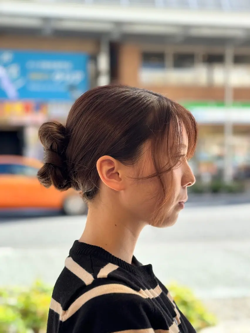 ヘアアレンジ カット ヘアカラー 佐藤留唯 似合わせ×アレンジのヘアスタイル