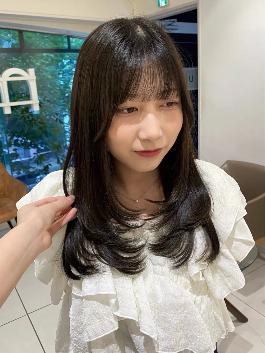 ロング カラー ヘアカラー トリートメント ハイトーン/ デザインカラー/カナのヘアスタイル