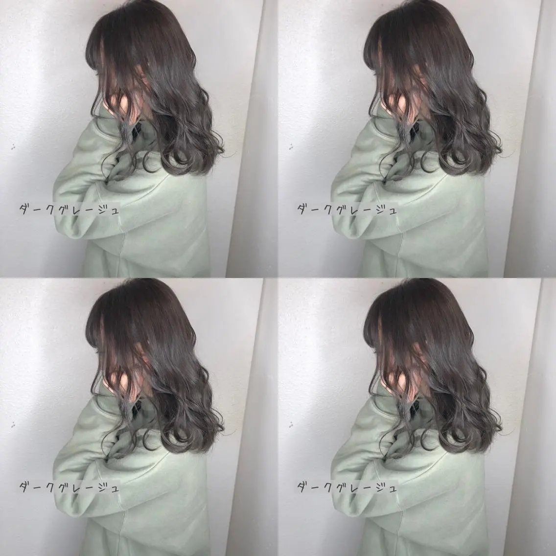 セミロング カラー あさだ しゅうたろうのヘアスタイル