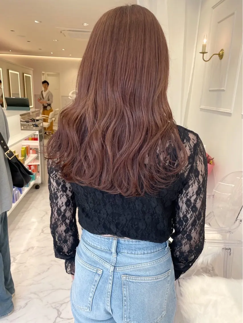 ロング カラー ParveMix🎀 稲垣 詞葉のヘアスタイル