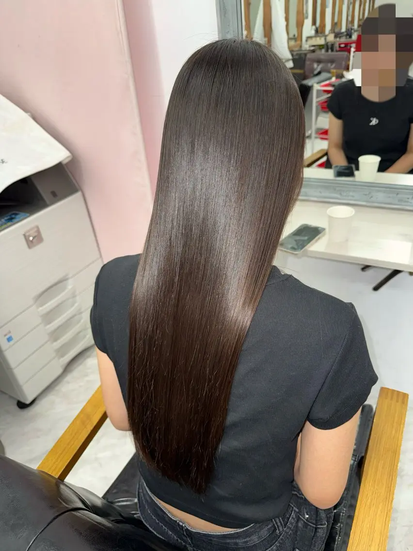 ロング 髪質改善 縮毛矯正 カット 縮毛矯正 トリートメント 小島 羽琉のヘアスタイル