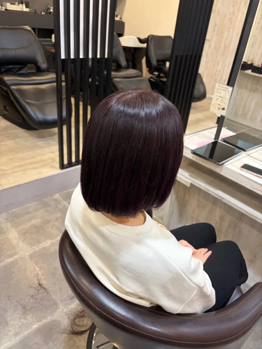 ミディアム カット トリートメント 平瀬 胡桃のヘアスタイル