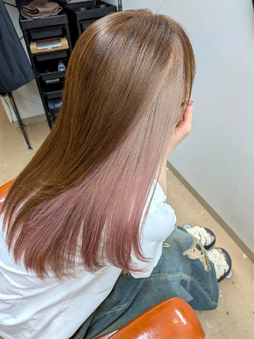 ロング カット ヘアカラー トリートメント 🍀【脱芋】 tomoha🍀のヘアスタイル
