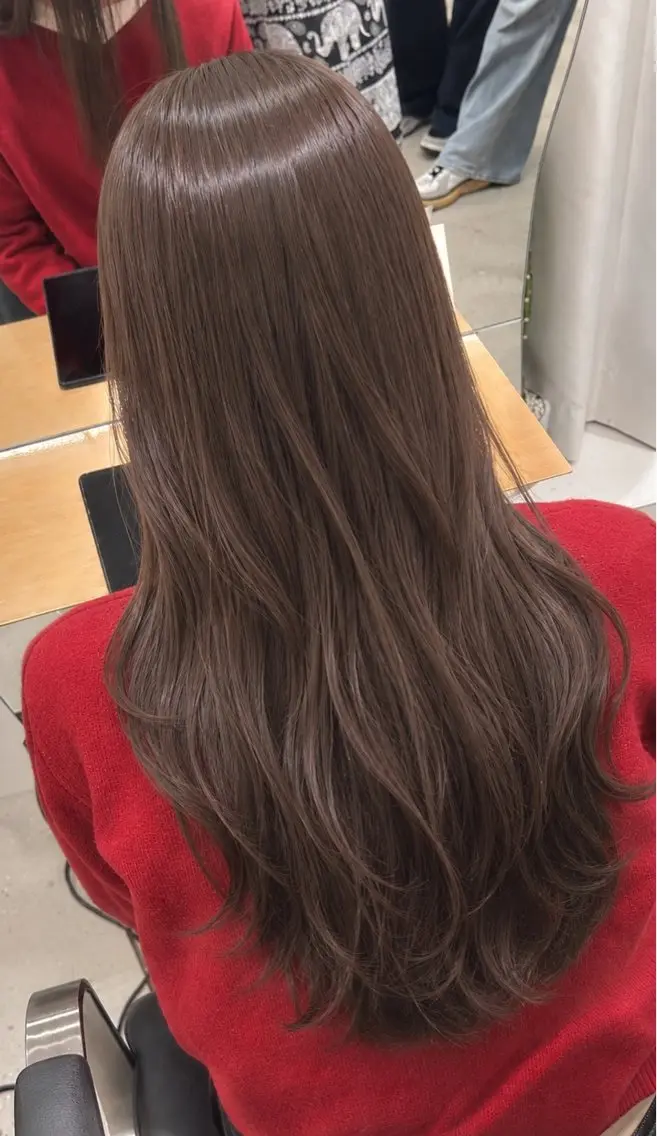 ロング ヘアカラー トリートメント 梅田/茶屋町/ 髪質改善/🎀こゆずのヘアスタイル