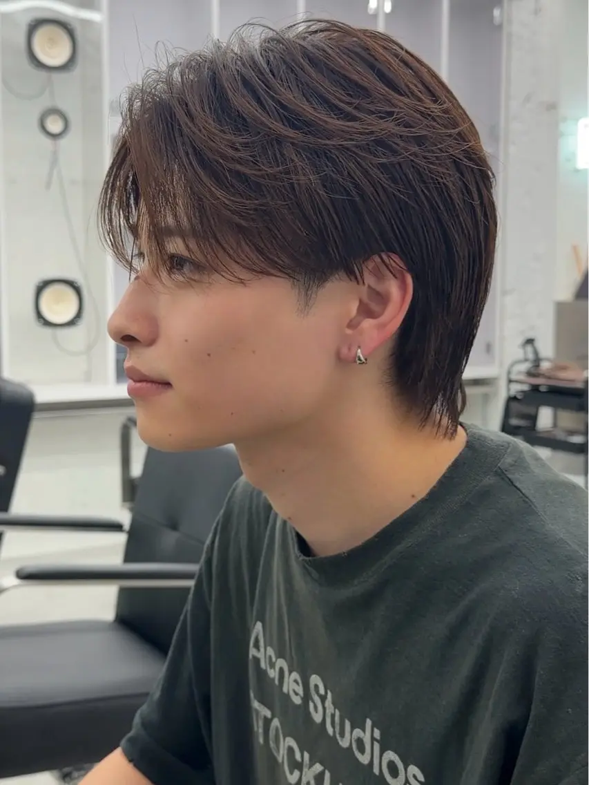 メンズ カット 縮毛矯正 曲がる縮毛矯正 /山本千太のヘアスタイル