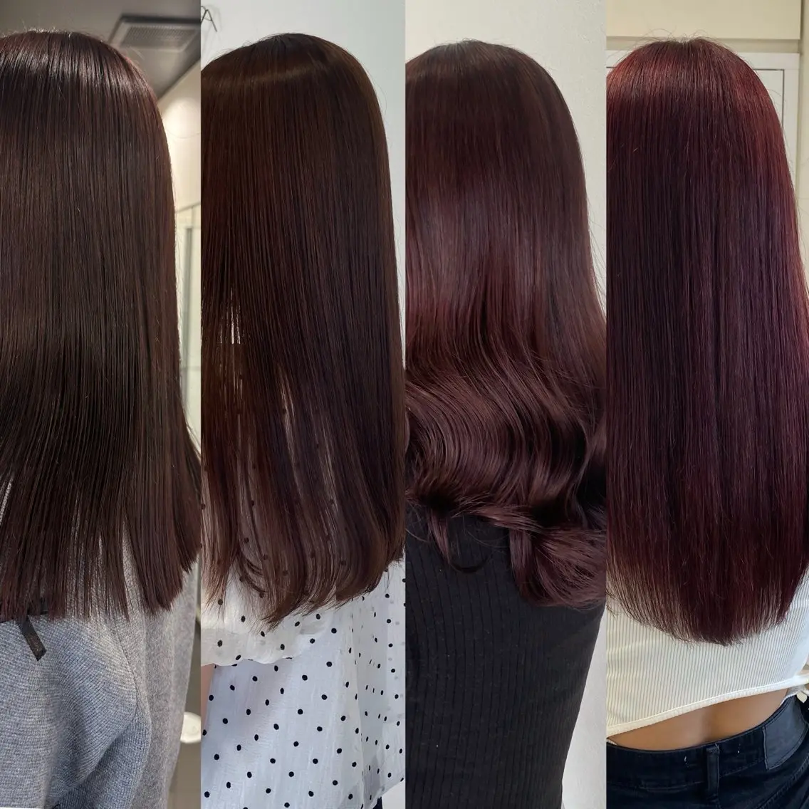 ロング カラー ラベンダーカラー 暖色カラー /ヘアアレンジ/花鈴のヘアスタイル