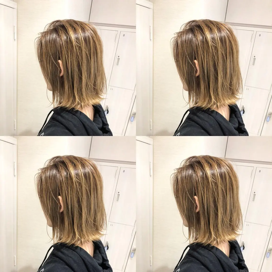 ショート カラー アディクシーカラー アッシュ バレイヤージュ ベージュカラー 透明感カラー 似合わせカット/ レイヤーカット/新谷のヘアスタイル