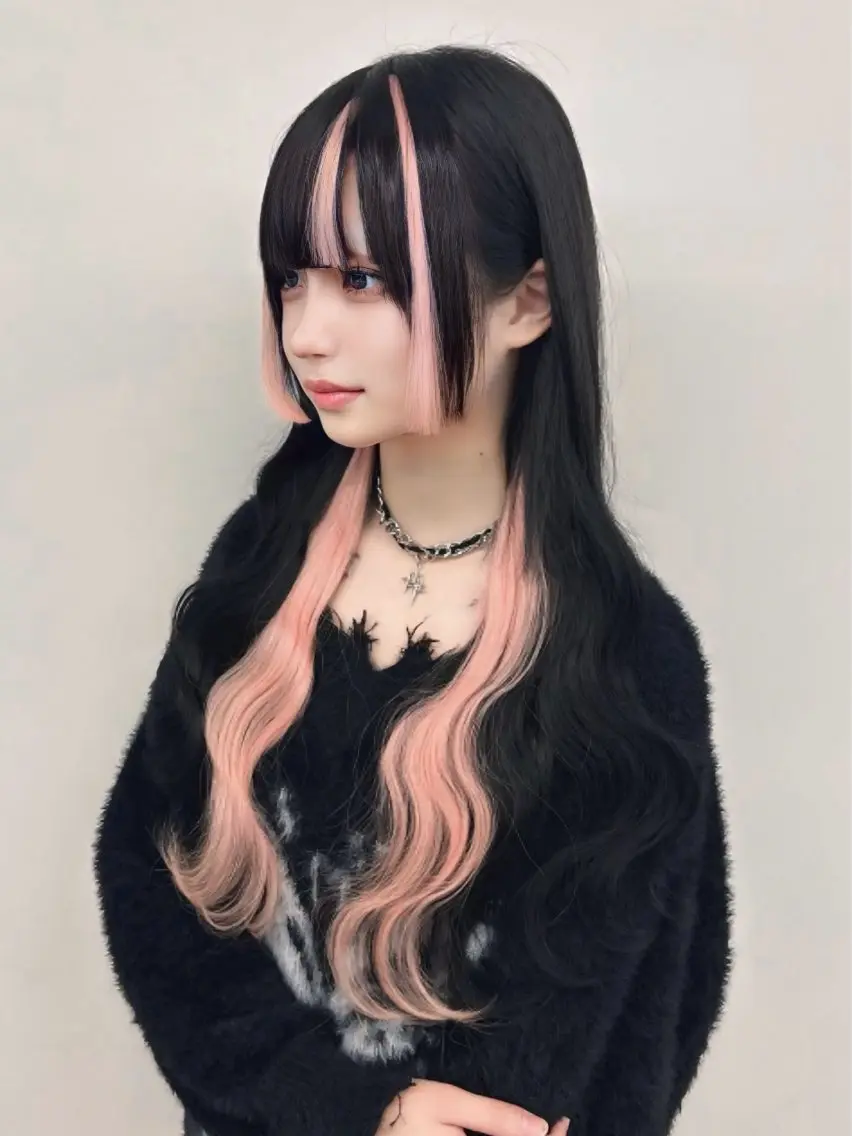 ヘアカラー エクステ ☠️地雷ギャル職人⚡ りんのヘアスタイル