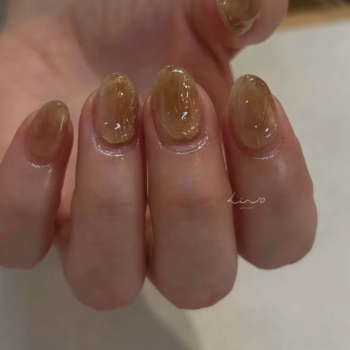 ネイル ニュアンスネイル ショートネイル ハンドネイル nail salon linoのネイルデザイン