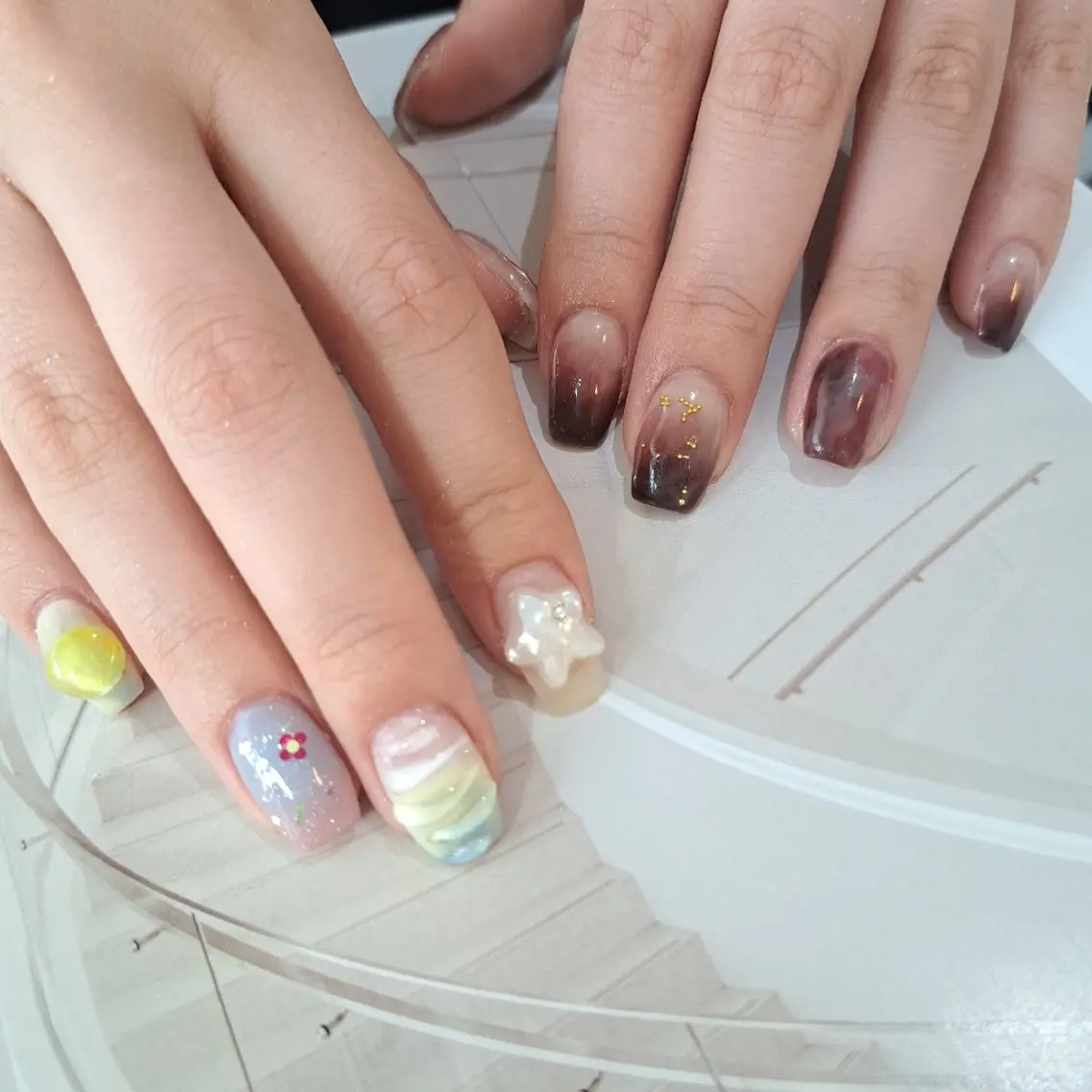 ネイル アートネイル ジェルネイル 持ち込み ぷっくりネイル Nail mood デザイン持ち込みokのネイルデザイン