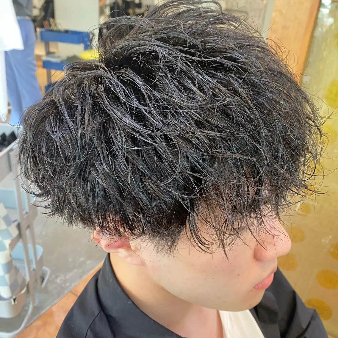 メンズ メンズパーマ カット ヘアカラー ヘッドスパ メンズ/韓国レイヤー /透明感カラー那須野のヘアスタイル