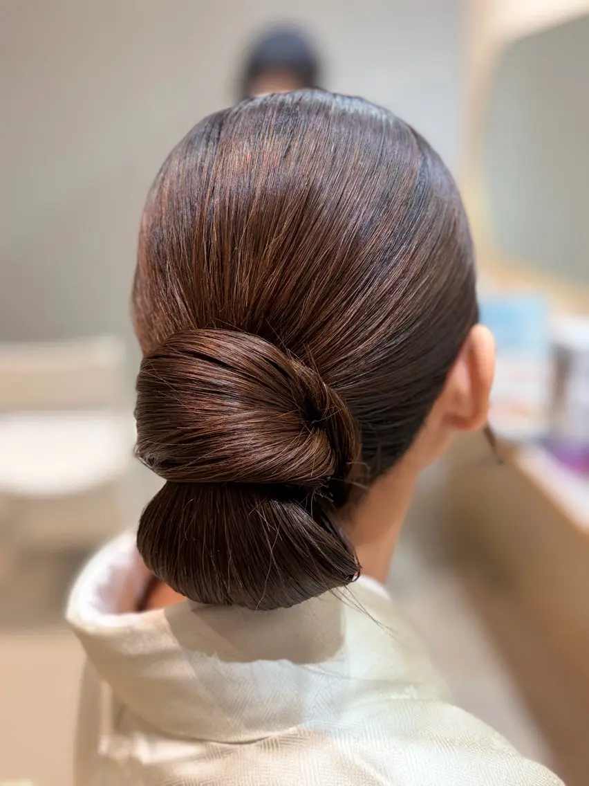 ヘアアレンジ 着物ヘア uradana✂︎ nanaのヘアスタイル