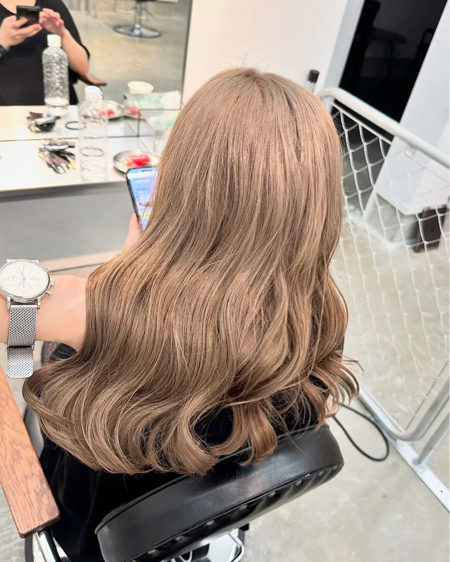 セミロング 松井 佑太のヘアスタイル