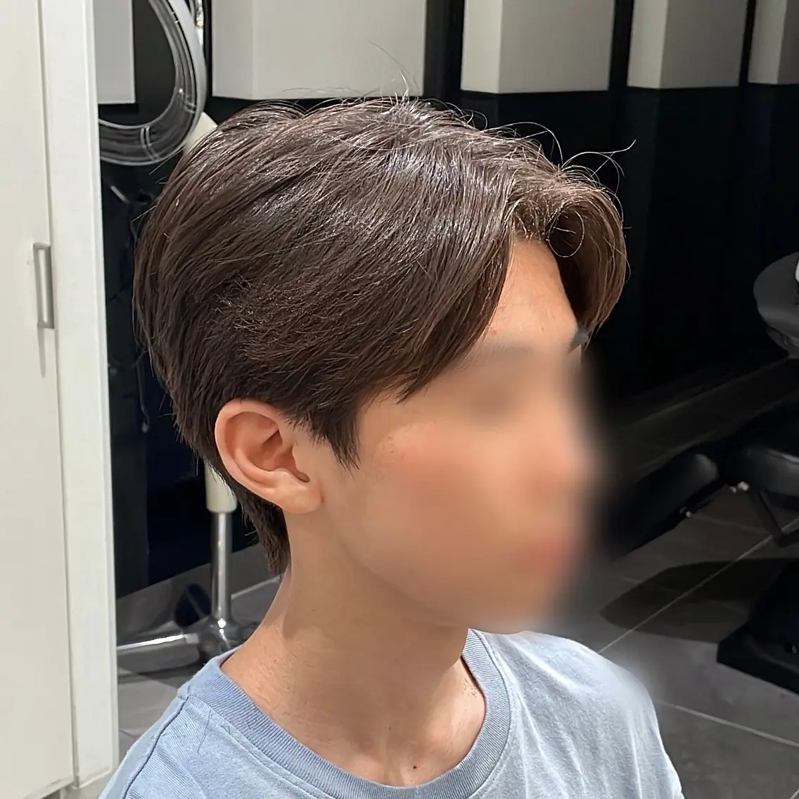 ショート パーマ ヘアアレンジ メンズ キッズ カット ヘアセット パク・ボミン小野リエ 韓国ハーフ🦊のその他イメージ