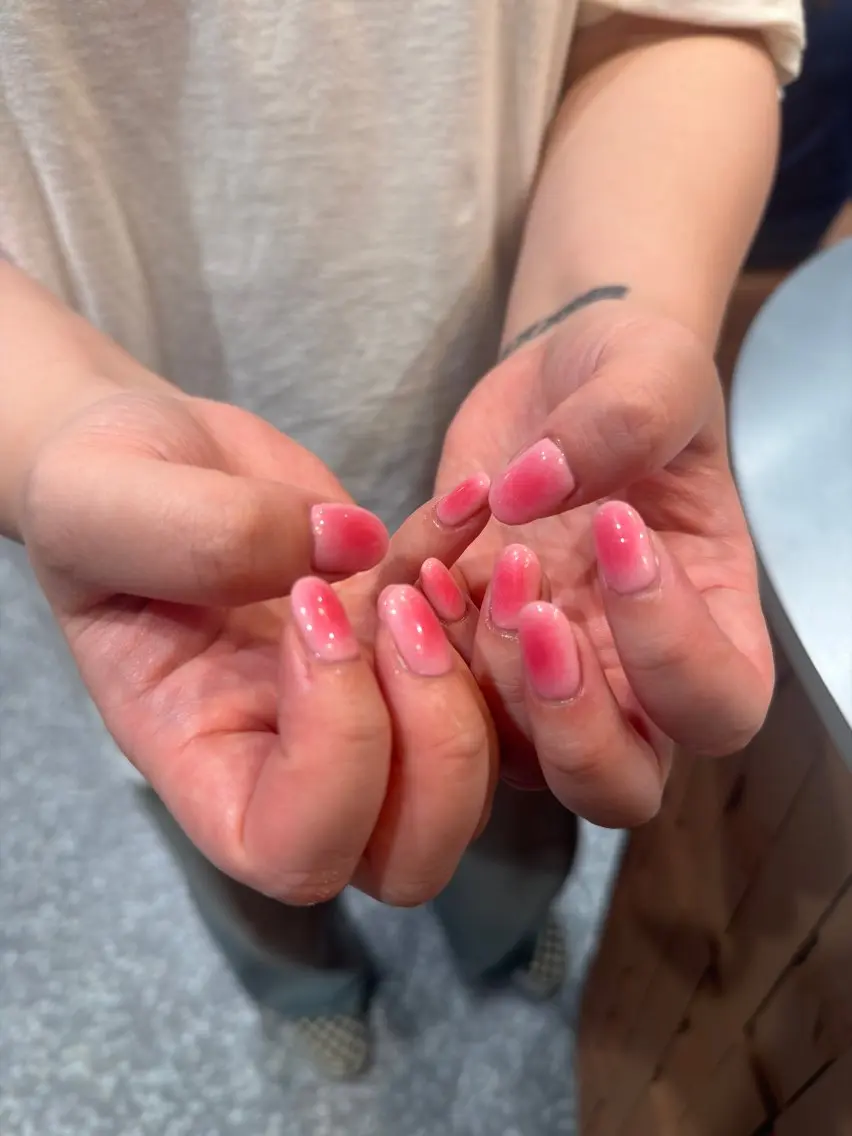 ネイル 韓国ネイル ロングネイル シンプルネイル ワンホンネイル ハンドネイル nailsby kotomiのネイルデザイン
