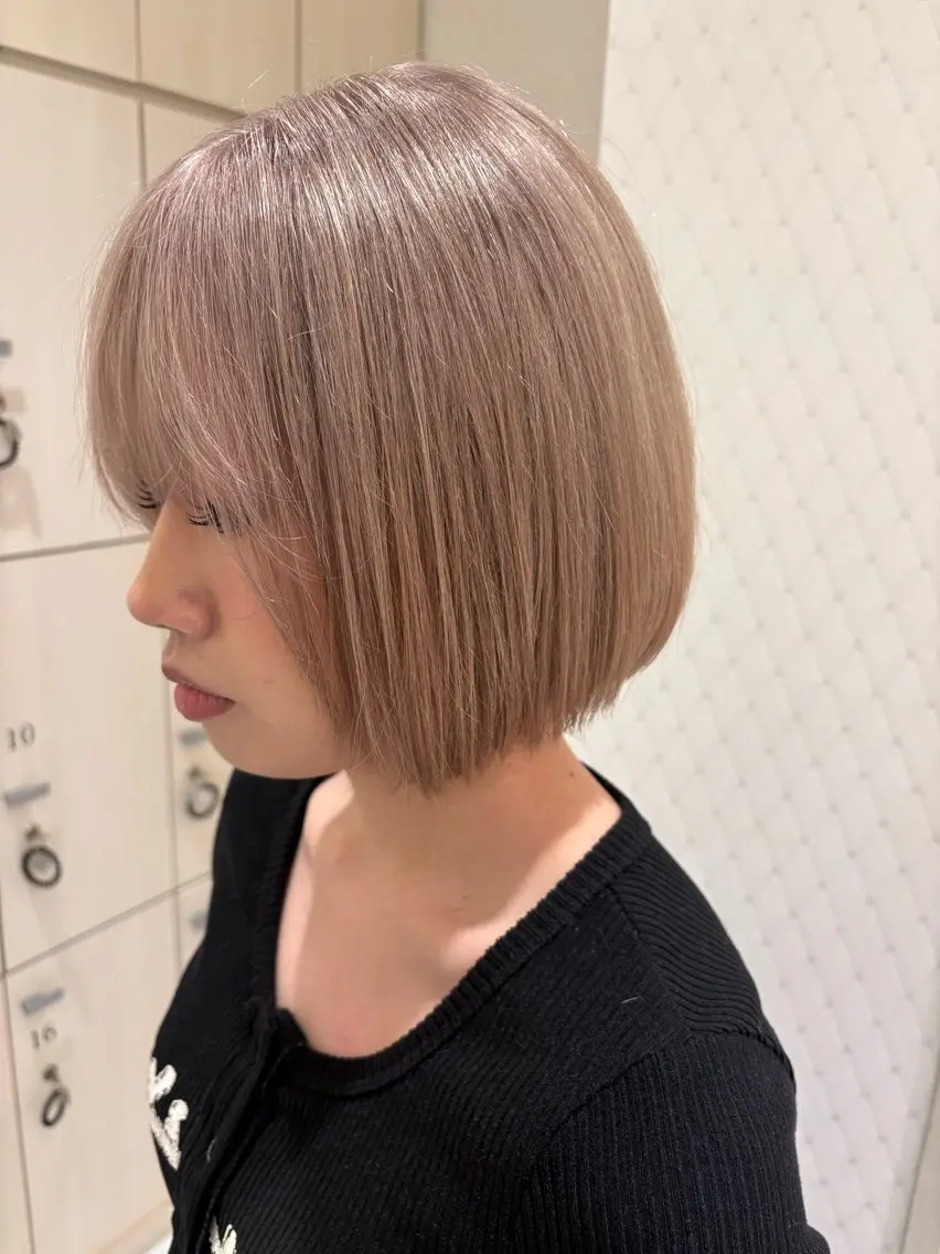 ショート カラー レイヤーカット/ YUZUYU🎀のヘアスタイル