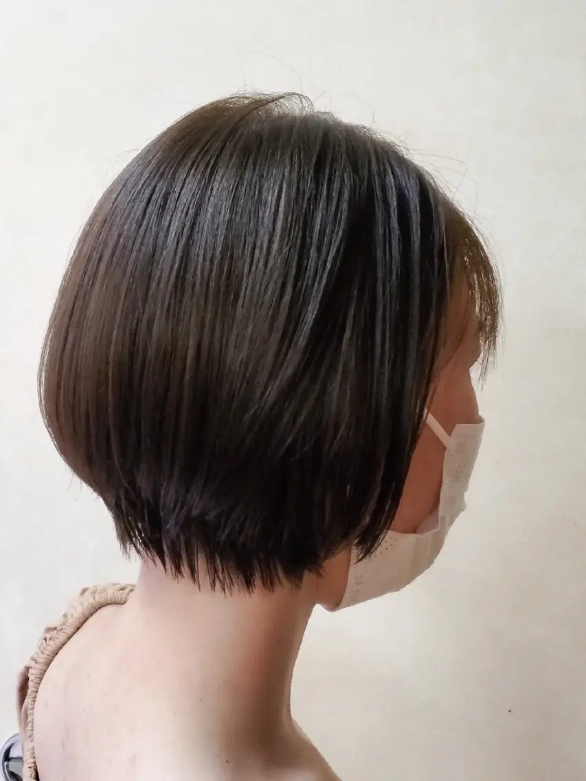 ショート カラー カット ヘアカラー トリートメント 髪質改善 常世田のヘアスタイル