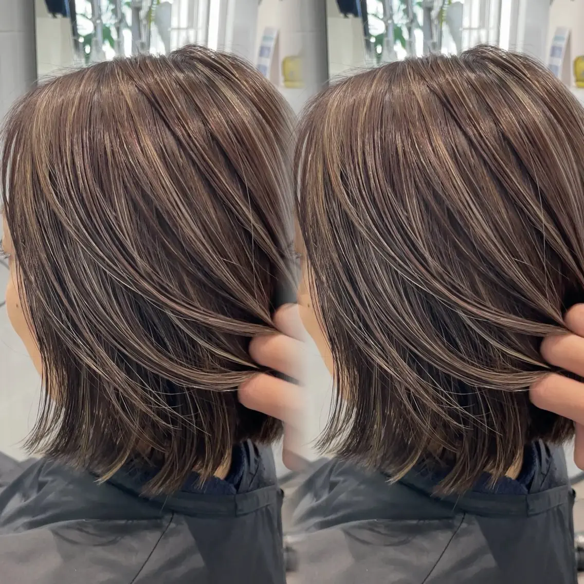 ショート カラー ハイライトカラー ハイライト カット ヘアカラー トリートメント 大智/ハイライト バレイヤージュのヘアスタイル