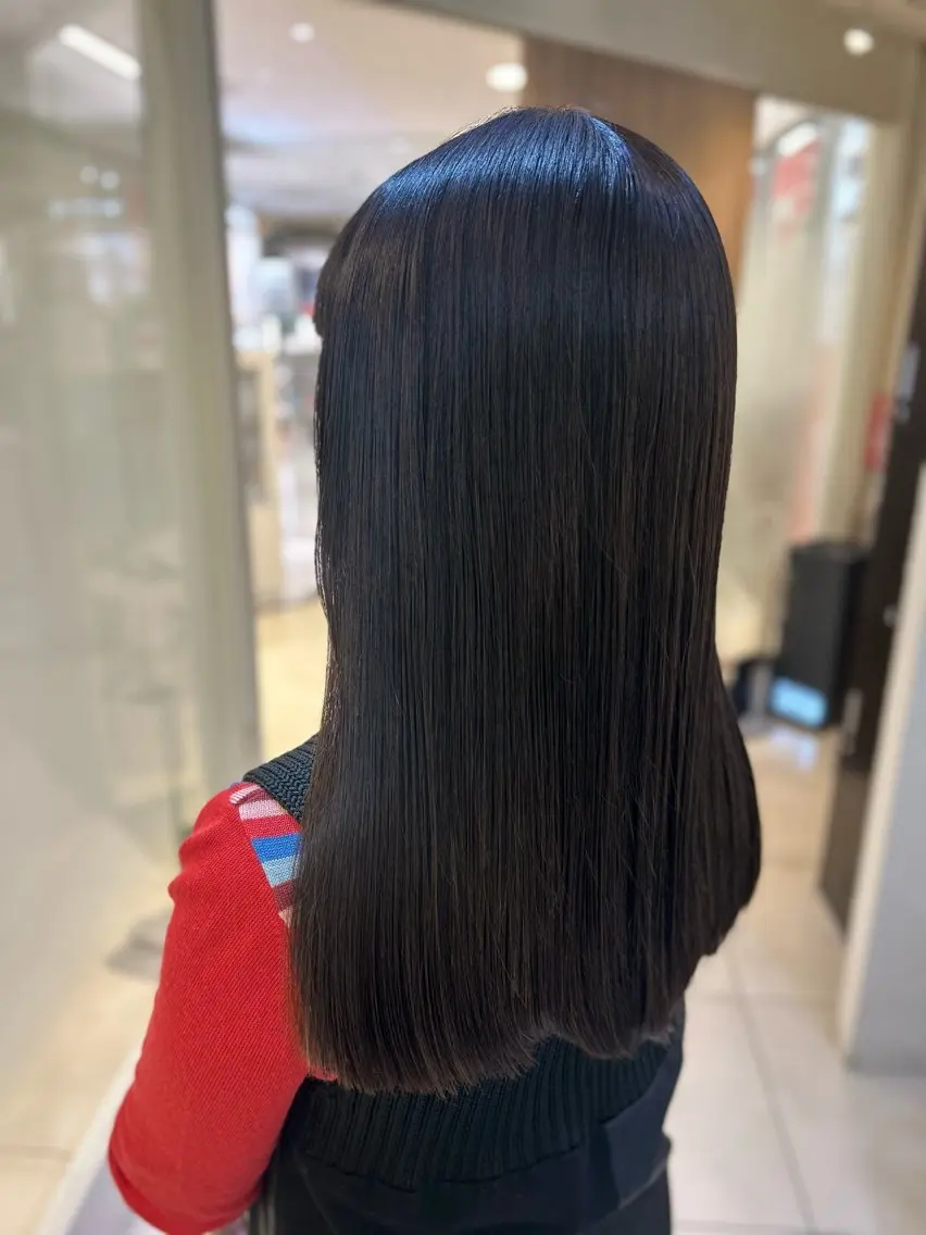 ロング カラー 縮毛矯正/髪質改善/ 艶髪ササキナツミのヘアスタイル