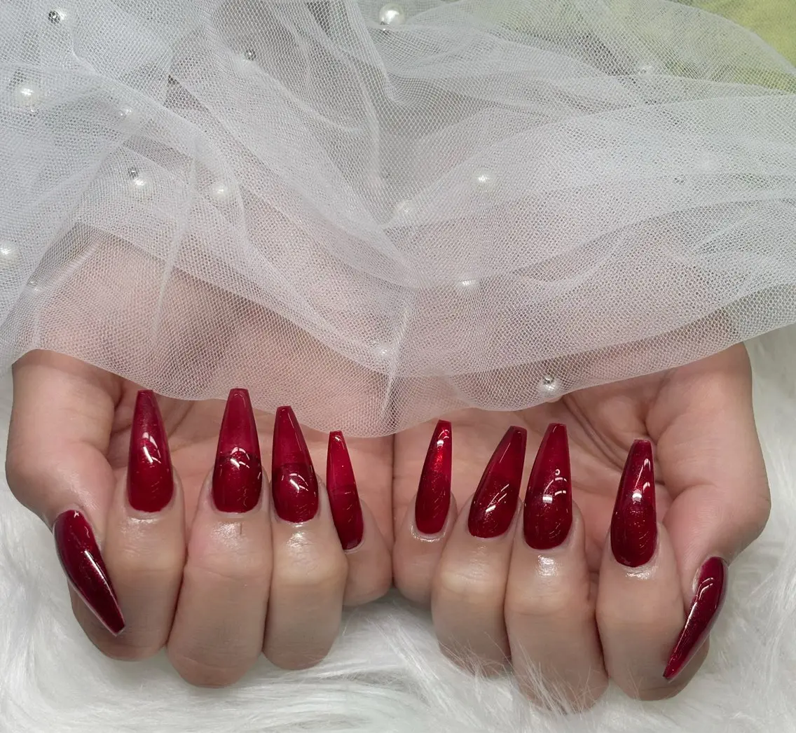 ネイル 韓国ネイル マグネットネイル 持ち込み ハンドネイル Mimi Nail_Royalのネイルデザイン