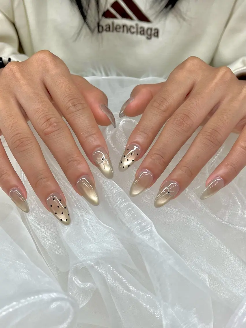ネイル チークネイル 桜ネイル 長さ出し フットネイル ジェルネイル ハンドネイル Maika's nailのネイルデザイン