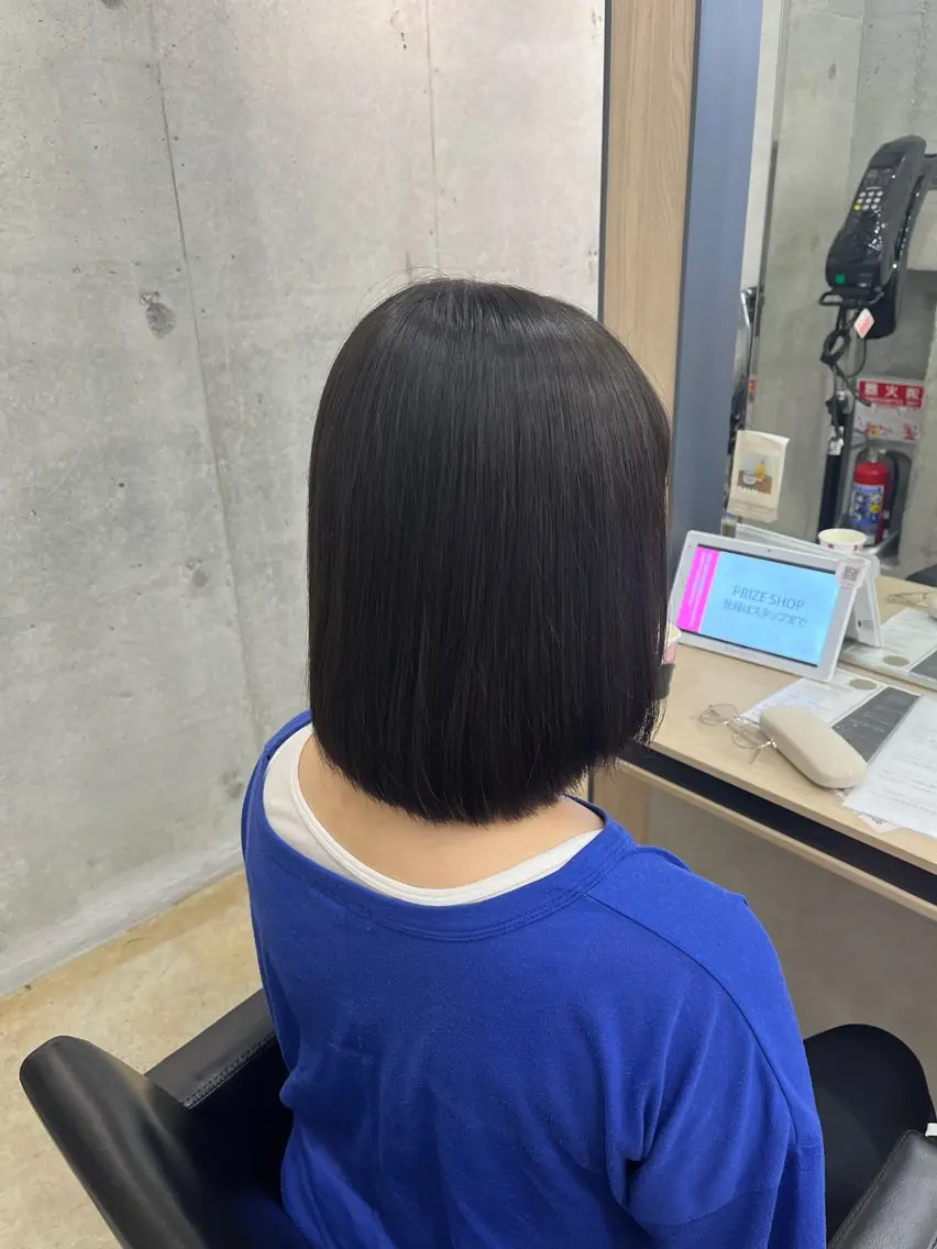 ショート カット 縮毛矯正 🪽髪質改善矯正 🤍MIU🤍のヘアスタイル
