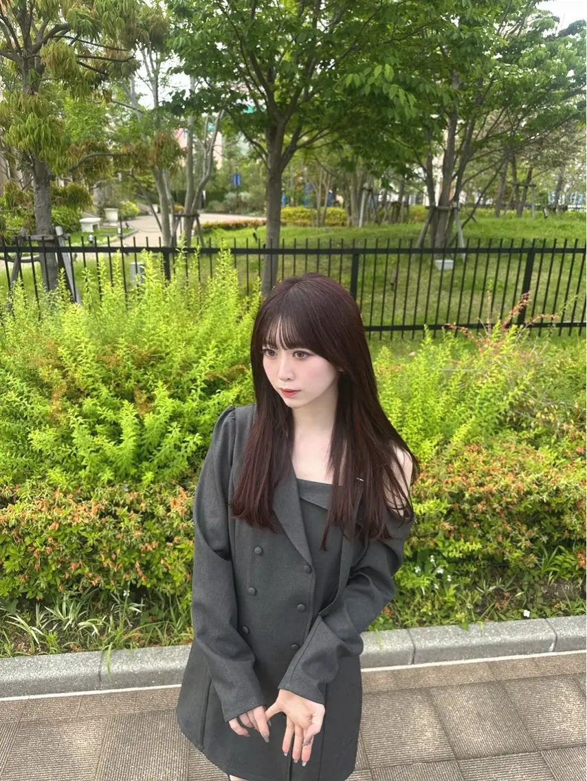 ロング カット ヘアカラー トリートメント 🪞透明感カラー🫧 縮毛矯正🥇かずきのヘアスタイル