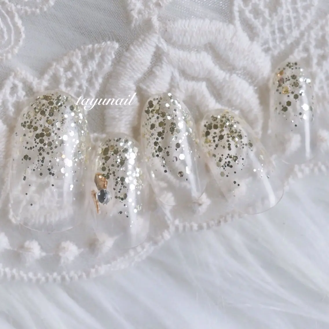 ネイル アートネイル ジェルネイル パラジェル シンプルネイル ハンドネイル ネイルサロン 【たゆnail】のネイルデザイン