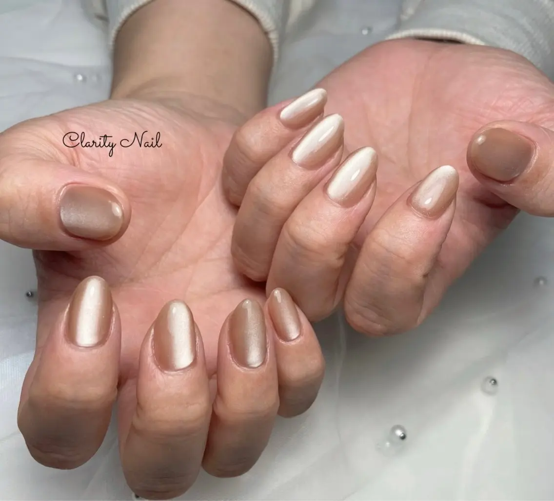 ネイル ワンカラーネイル ハンドネイル Clarity Nailのネイルデザイン