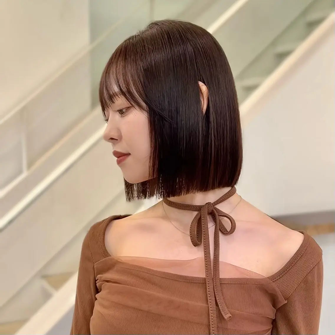 🫰🏻✨1番人気✨🫰🏻ボブカット/レイヤーボブ/タッセル+髪質改善カラー😳💫の写真