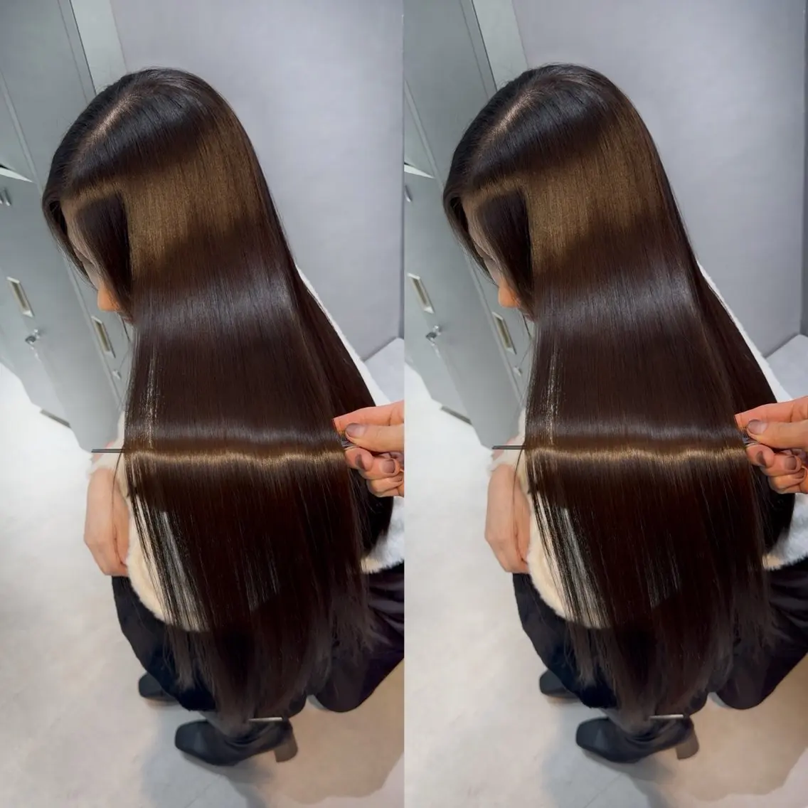 ロング カラー カット ヘアカラー 縮毛矯正 トリートメント 新宿/髪質改善支持率 Ｎｏ．1💍yasuのヘアスタイル