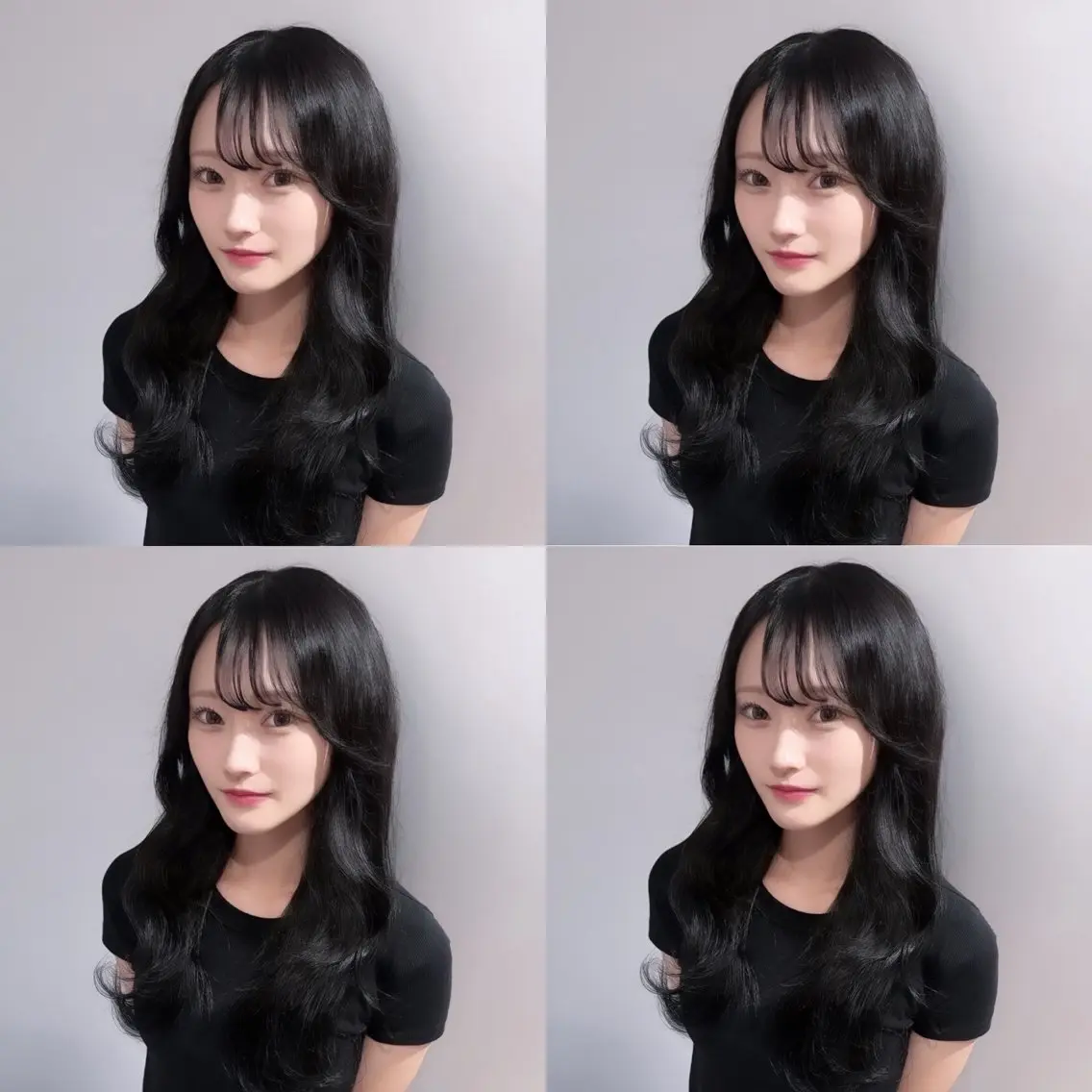 ミディアム カラー ヘアアレンジ カット ヘアカラー トリートメント 💎韓国レイヤー ×エクステゆうま💎のヘアスタイル