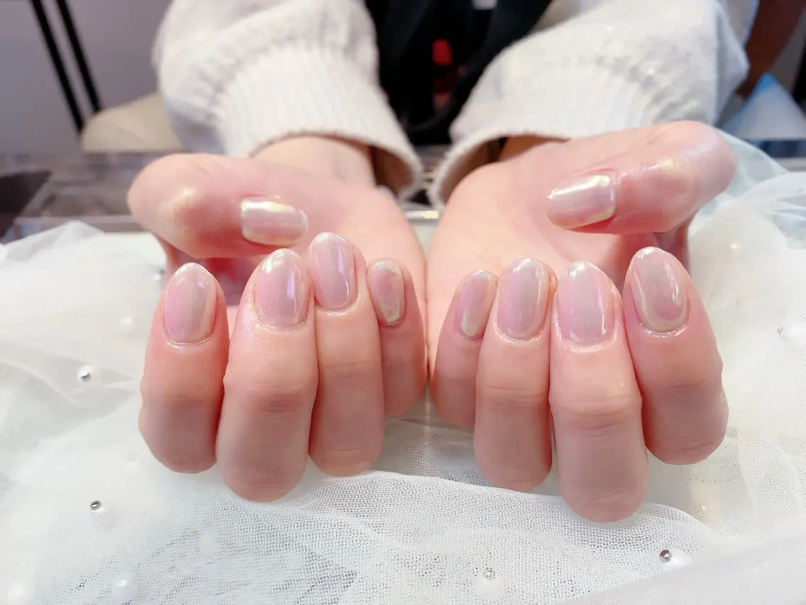 ネイル ミラーネイル ハンドネイル 【トロワ ラパン】 Mayaのネイルデザイン