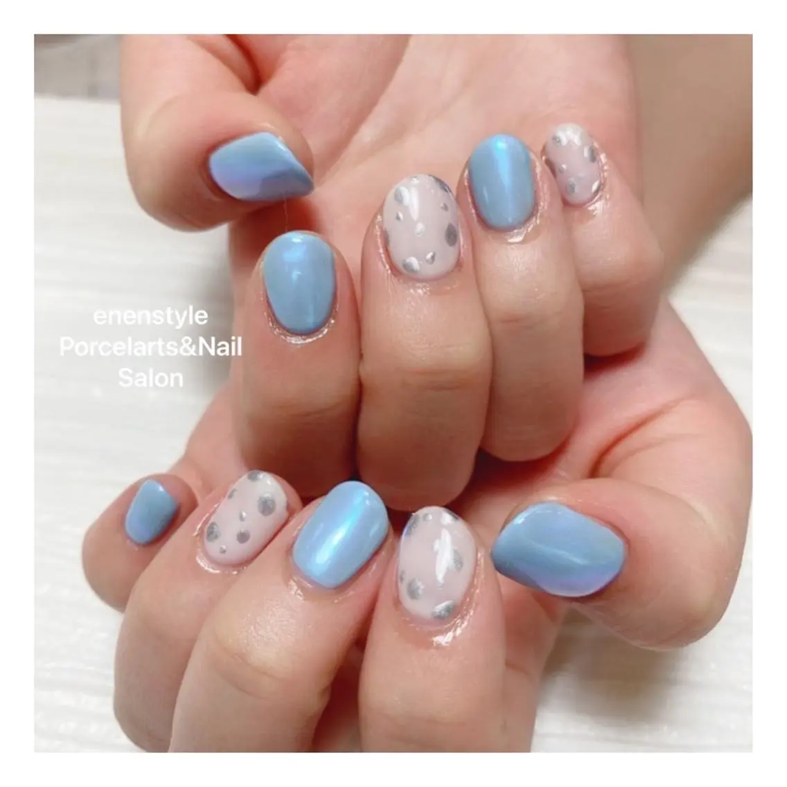 ショート ネイル ハンドネイル 🐾enen style 🐾のネイルデザイン