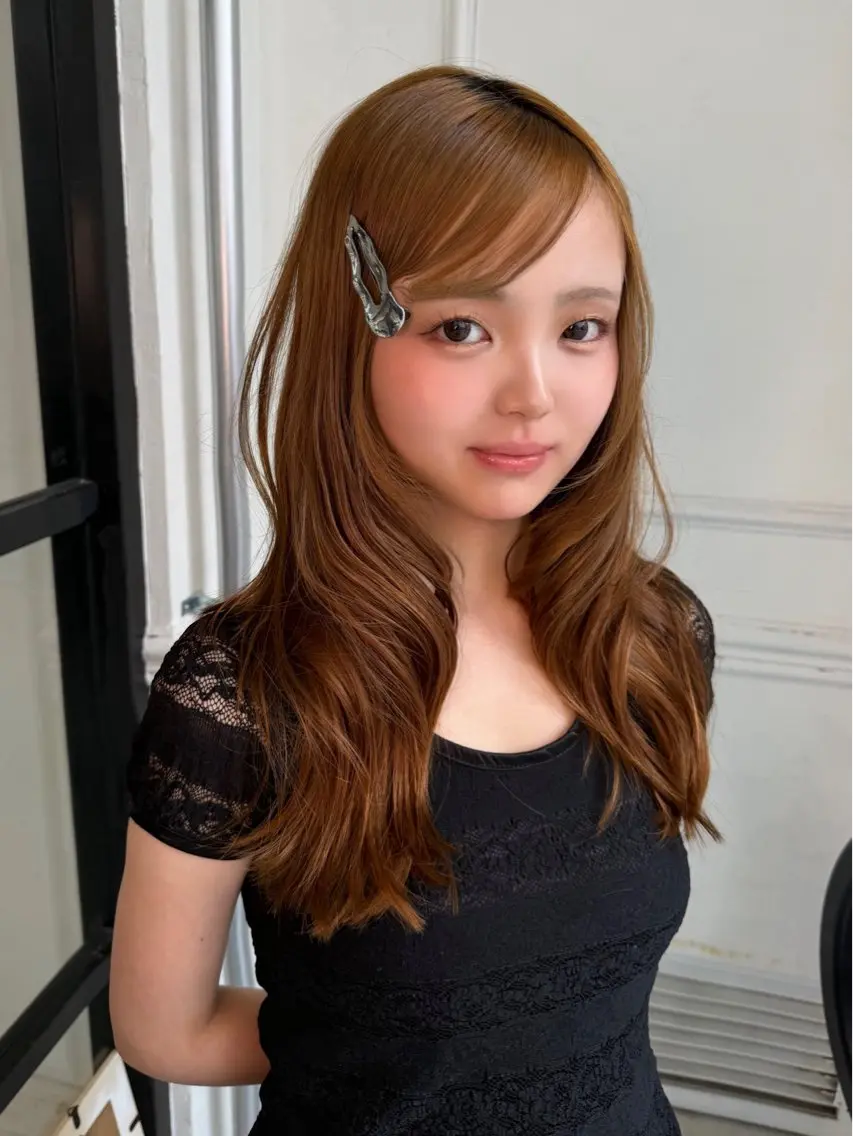 ロング カラー ヘアカラー maisonHALU /古吉かやのヘアスタイル