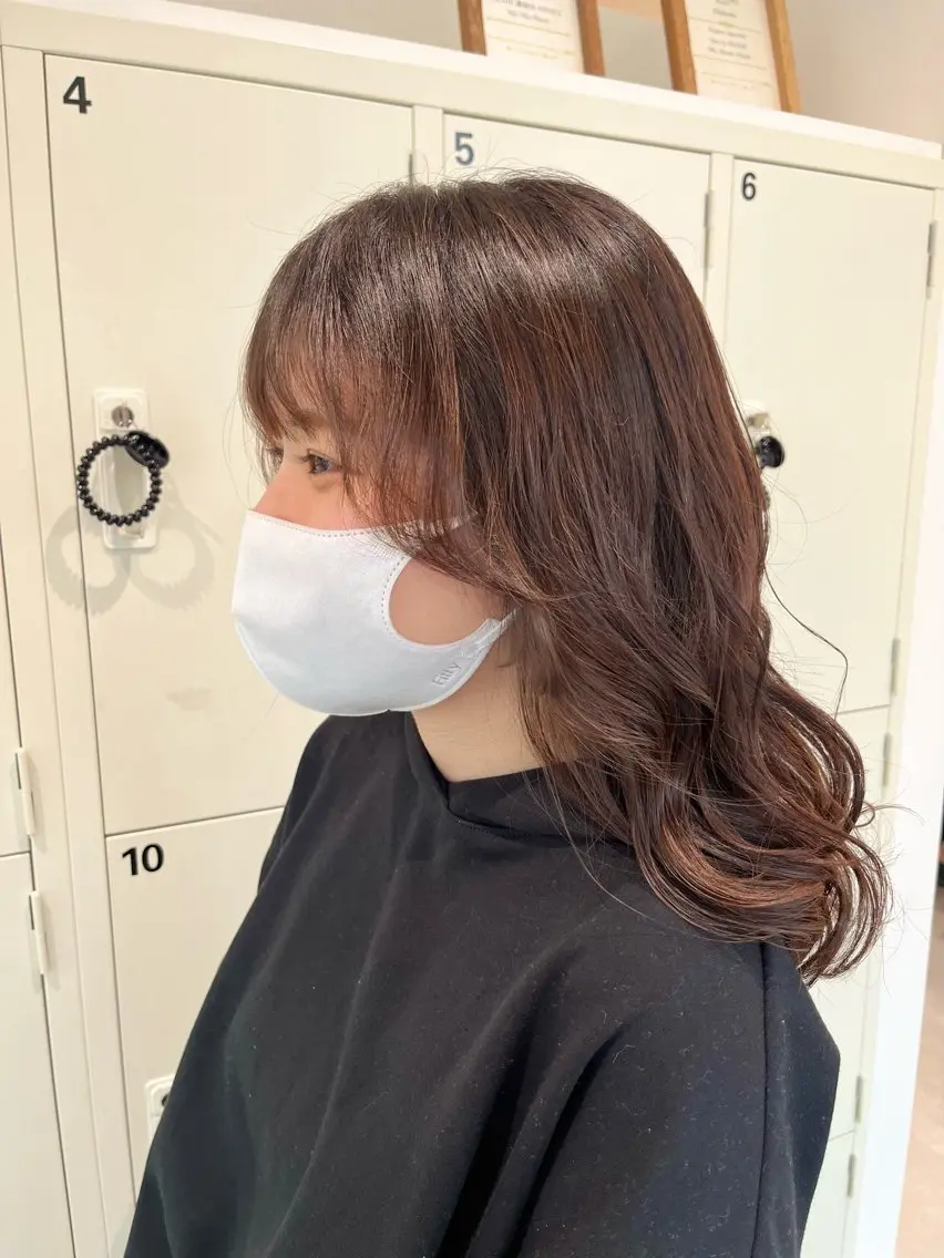 セミロング 顔周りカット 🎀Yamasaki Yui🎀のヘアスタイル