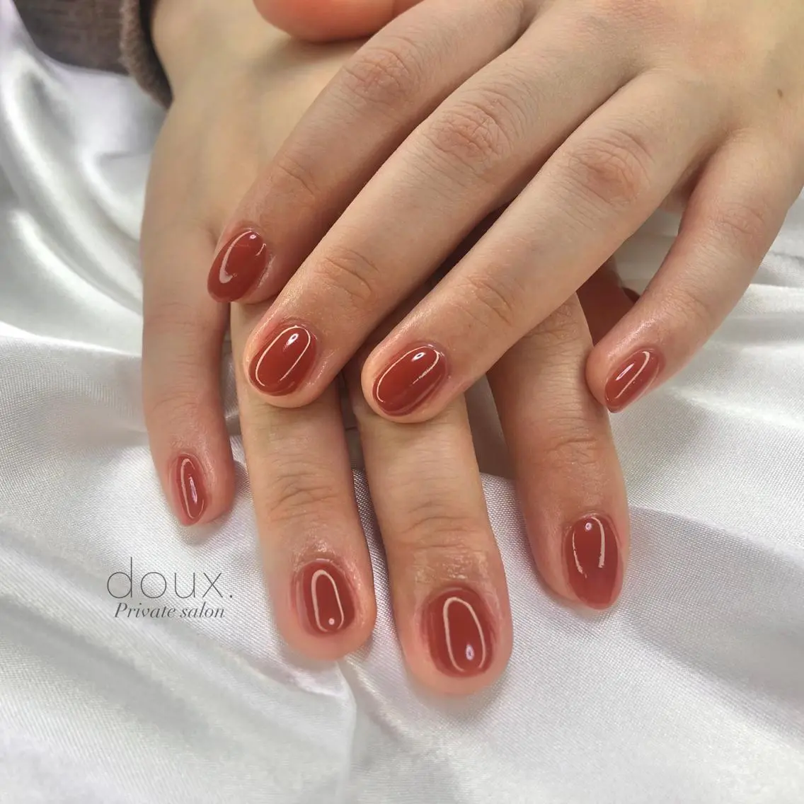 ネイル ワンカラーネイル doux. nailのネイルデザイン
