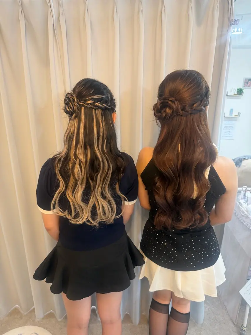 ロング ヘアアレンジ ココシャル miranoのヘアスタイル